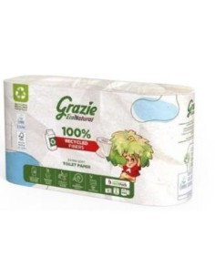 Papel Higienico Doble Capa 6 Rollos Bio de Grazie Natural
