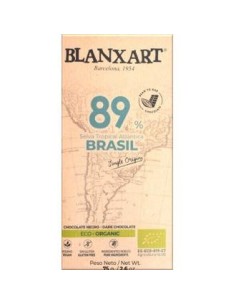 Chocolate Negro 89% Brasil 75 Gr Eco de Blanxart