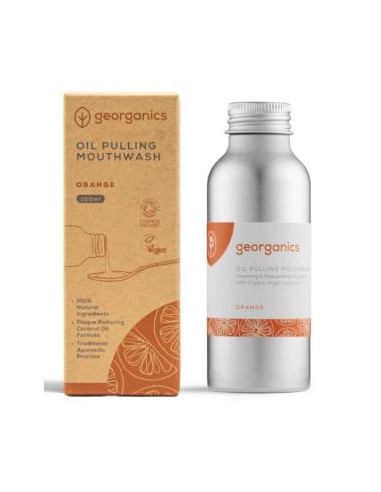 Enjuague Bucal Naranja 100Ml. de Georganics