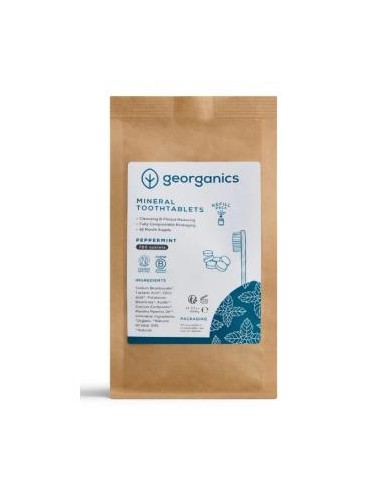 Dentifrico Mineral Menta 720 Comp Eferves. de Georganics