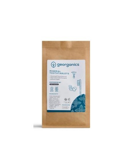 Dentifrico Mineral Menta 720 Comp Eferves. de Georganics