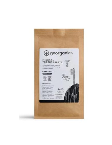 Dentifrico Mineral Carbon Activo 720Comp Eferves. de Georganics