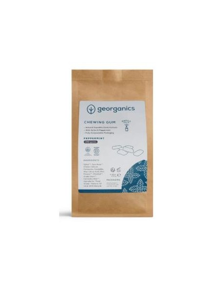 Chicle Menta Y Xilitol 140Chicles. de Georganics