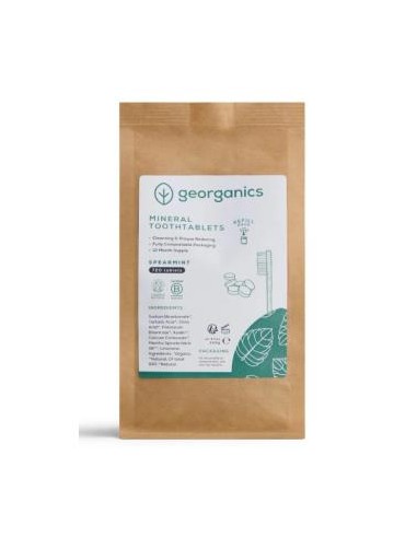 Enjuague Bucal Hierbabuena 720 Pastillas de Georganics