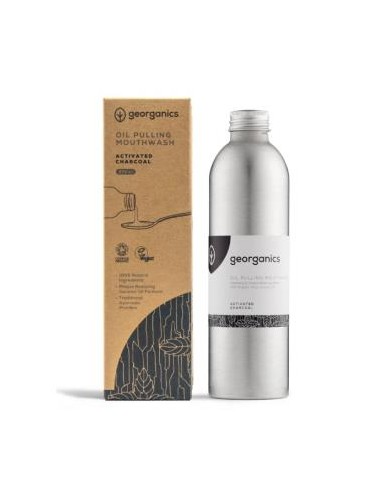 Enjuague Bucal Carbon Activo 275 Ml de Georganics