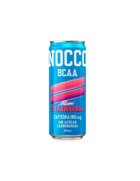 Bebida Energetica Bcaa  Miami Fresa 330 Ml de Nocco