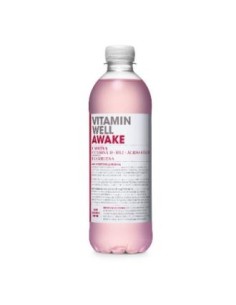 Bebida Vitaminada Awake-Frambuesa 500 Ml de Vitamin Well