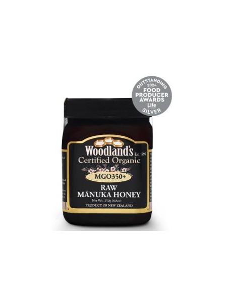 Miel De Manuka Raw Mgo 350+ Monofloral 250Gr Eco de Woodland´S