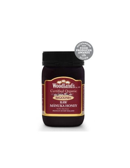 Miel De Manuka Raw Mgo 250+ Monofloral 500Gr Eco de Woodland´S