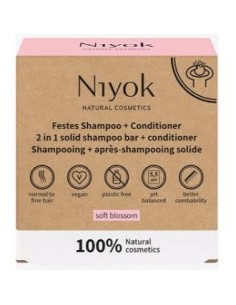 Champu + Acondicionador Solido Soft Blossom 80 Gr de Niyok