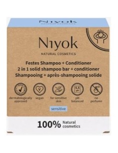 Champu + Acondicionador Solido Sensible 80 Gr de Niyok