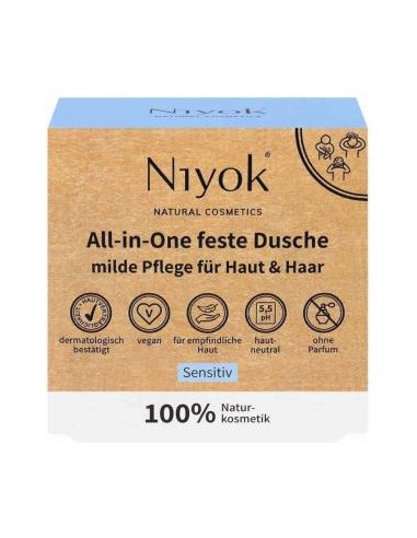 Limpiador Corporal 4 En 1 Sensible 80 Gr de Niyok