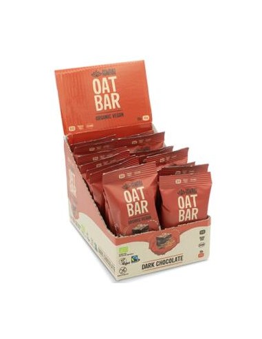 Barrita Avena Choco Negro 18Uds de Iswari