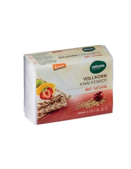 Pan Crujiente De Centeno-Sesamo 250 Gr  Demeter de Naturata