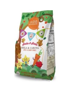 Galleta Manzana Zanahoria Stella Stello 300 Gr Bio de Sottolestelle