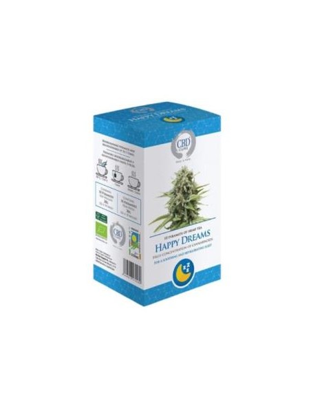 Infusion Cannabis Happy Dreams 10Ud Eco de Cbd Cure