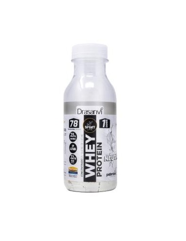 Botella Monodosis Whey Protein Concentrado Neutro 30G Sport Live Drasanvi