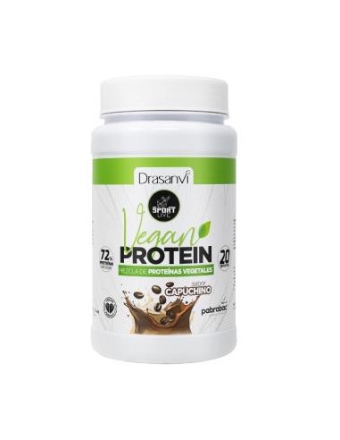 Proteina Vegana Sabor Capuchino 600 G Sport Live Drasanvi
