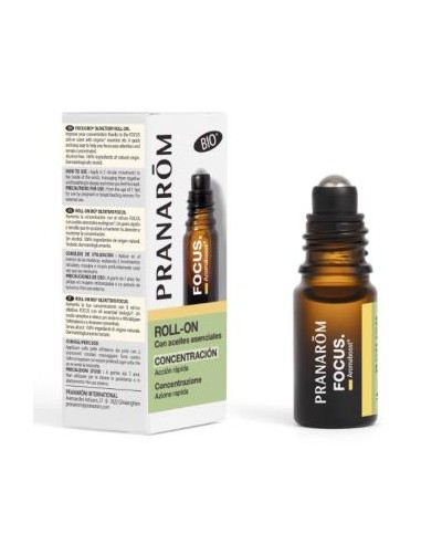 Aromaboost Roller Focus Bio (Eco) 5 Ml de Pranarom P.Acabado