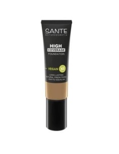 Maquillaje Fluido Alta Cobertura 05 Warm Beige 25 Ml de Sante Naturkosmetik