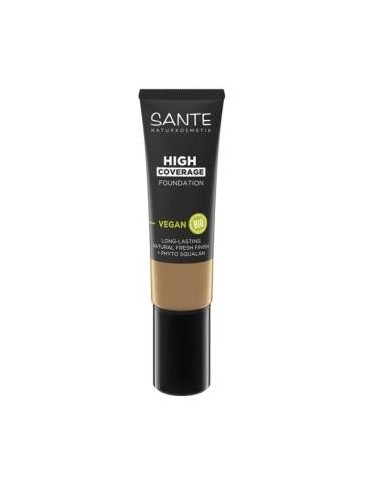 Maquillaje Fluido Alta Cobertura 05 Warm Beige 25 Ml de Sante Naturkosmetik