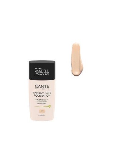 Maquillaje Fluido Radiant Care 03 Neutral Linen 30 Ml de Sante Naturkosmetik