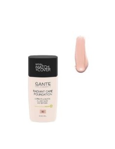 Maquillaje Fluido Radiant Care 02 Rose Linen 30 Ml de Sante Naturkosmetik