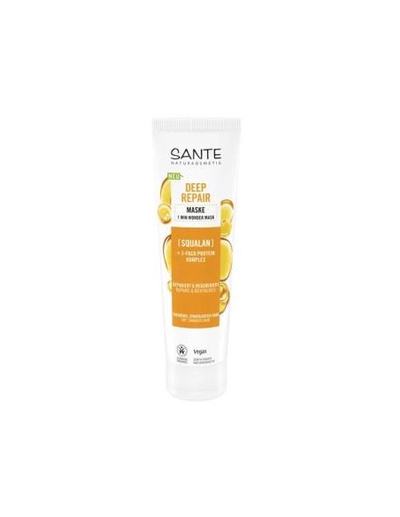 Mascarilla Capilar 1 Min Reparacion Profunda Escualeno 150 M de Sante Naturkosmetik