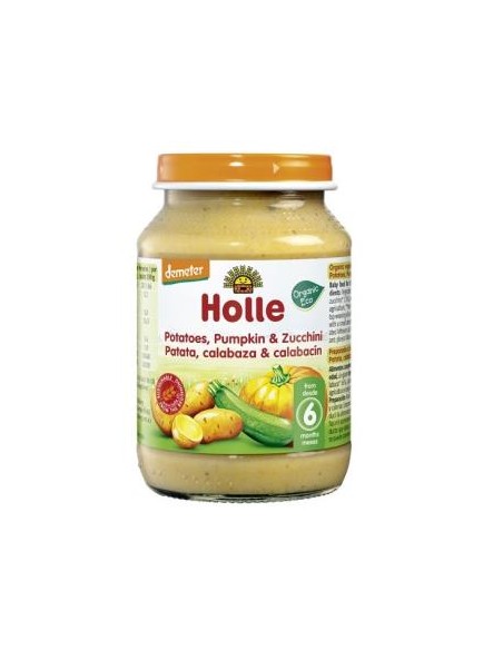 Potito Calabacin Calabaza Patata 6Meses 190G de Holle