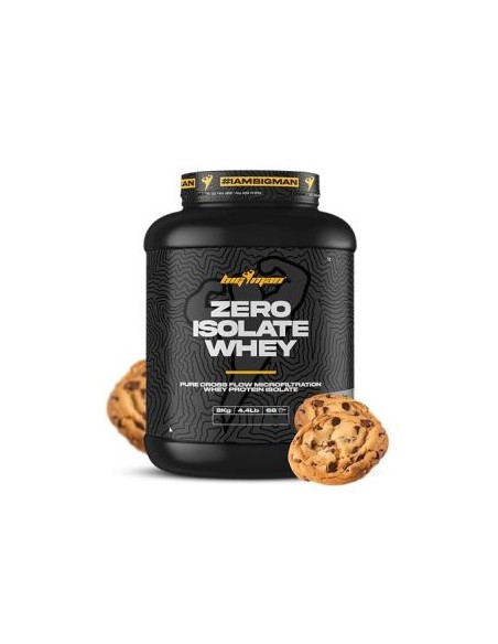 Zero Whey Protein Isolate 2 Kg (4,4 Lbs) Cookies de Bigman