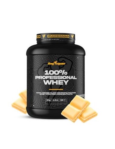 100% Professional Whey 2 K 4,4 Lbs Chocolate Blanc de Bigman