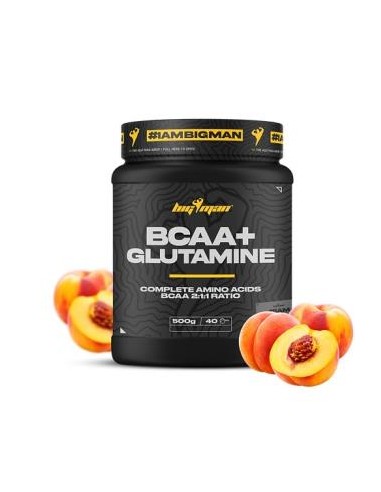 Bcaa + Glutamine 500 Gr Melocoton de Bigman
