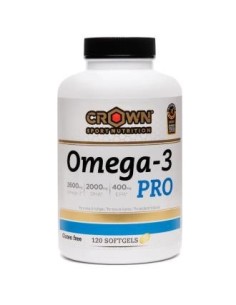 Omega 3 Pro 120 Perlas de Crown Sport Nutrition