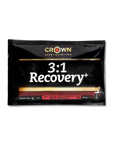3:1 Recovery+ Sobre 50 G Frutos Rojos de Crown Sport Nutrition