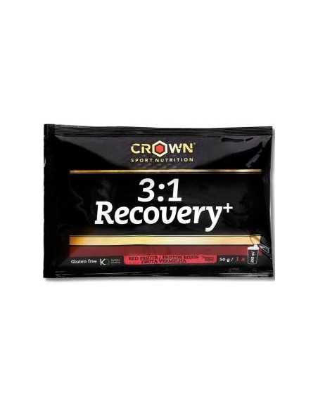 3:1 Recovery+ Sobre 50 G Frutos Rojos de Crown Sport Nutrition