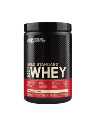 On 100% Whey Gold Standard Vanilla Ice Cream 300Gr de Optimum Nutrition