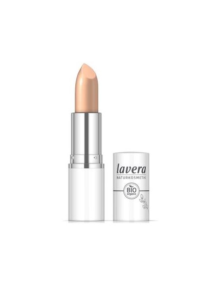 Pintalabios Cream Glow 04 Peachy Nude de Lavera