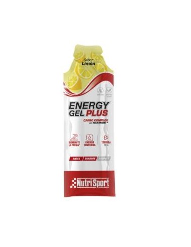 Energy Gel Plus Limon 18 Uds de Nutrisport