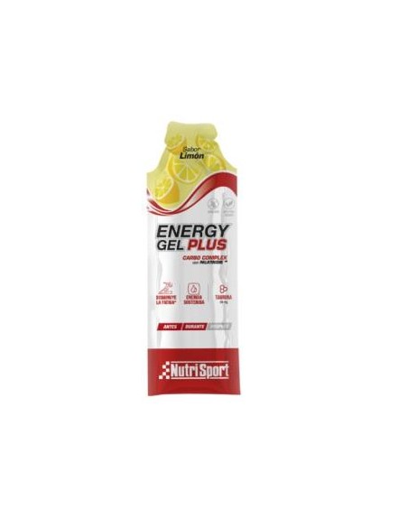 Energy Gel Plus Limon 18 Uds de Nutrisport