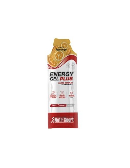 Energy Gel Plus  Naranja 18 Uds de Nutrisport
