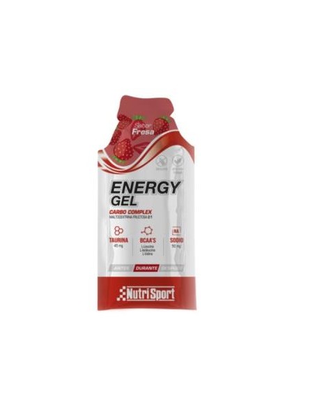 Energy Gel Fresa 24 Uds de Nutrisport