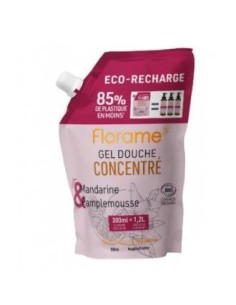 Eco Recarga Gel De Ducha Concentrado Mandarina-Pomelo 300 Ml de Florame