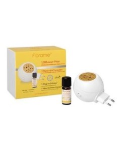 Difusor Electrico + Aceites Esenciales Antimosquitos Verano de Florame