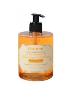 Jabon Manos Liquido Refrescante Mandarina- Pomelo 500 Ml de Florame