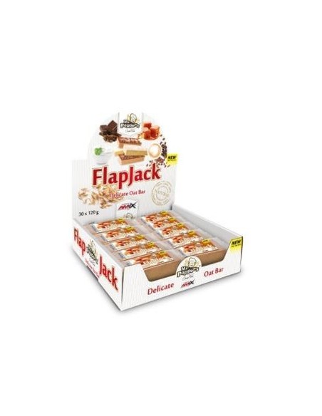 Flap Jack Oat Bar 30X120Gr Doble-Chocolate de Mr Poppers