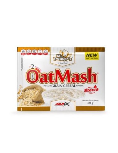 Unidosis Oatmash-Avena 50 Gr Chocolate Blanco de Mr Poppers