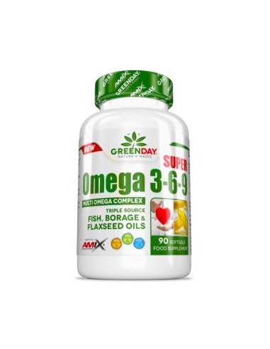 Greenday Super Omega 3-6-9 - 90 Caps de Greenday