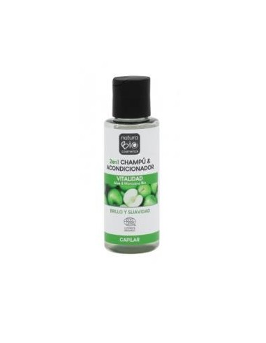 Champu-Acondicionador 2 En 1 Vitalidad Aloe -Manzana Bio 100 de Naturabio Cosmetics