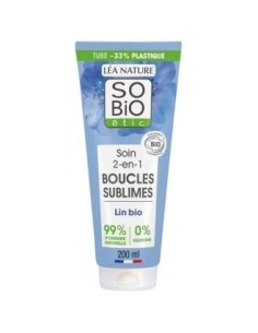 Acondicionador 2 En1 Desenredante- Definidor Lino Bio 200 Ml de So´Bio Etic
