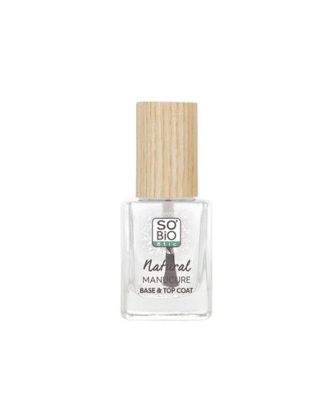 Base-Esmalte Uñas 2 En 1 Transparente 11 Ml de So´Bio Etic